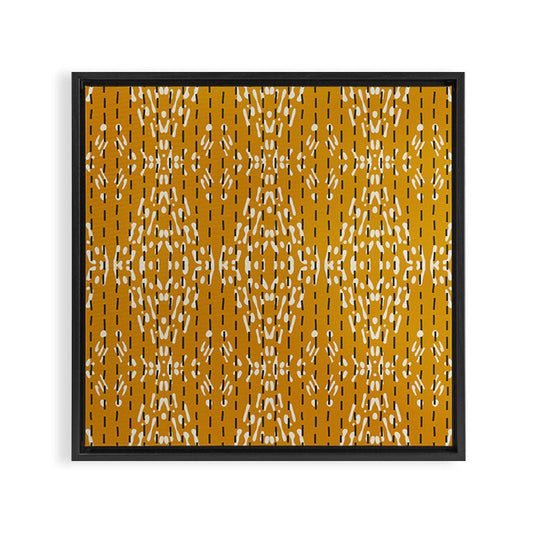 ZOLA KANTHA GOLD Framed Canvas Print Gallery Image 2