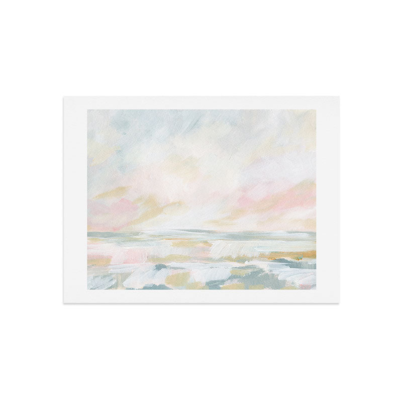 Golden Hour - Pastel Seascape Art Print Gallery Image 7
