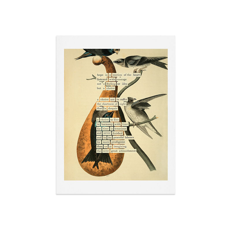 Purple Martin Divination from # An Almanac of Birds # Divinations for Uncertain Days Art Print Gallery Image 7