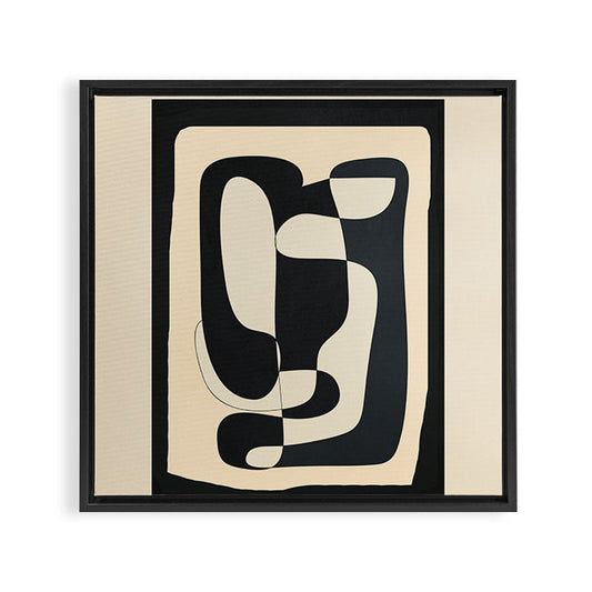 Abstract Geometry 4 Framed Canvas Print Gallery Image 2