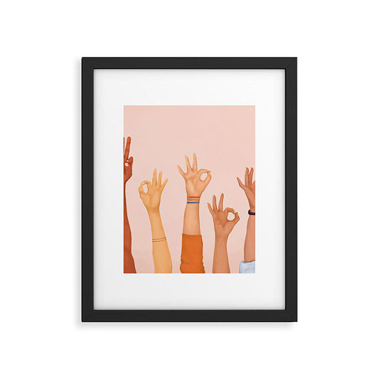 OK Framed Art Print Gallery Image 2