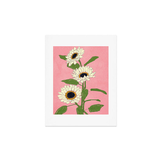Sunflower Pink Sami Art Print Gallery Image 2