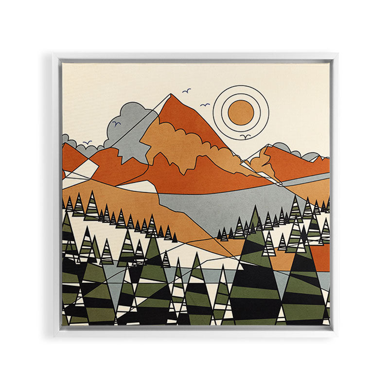 Wild Abstract Landscape 3 Framed Canvas Print Gallery Image 36