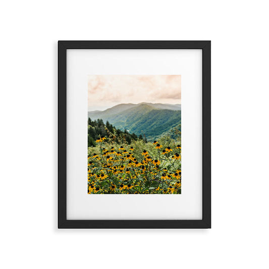 Smoky Mountains Wildflower Nature Photography Framed Art Print Gallery Image 2