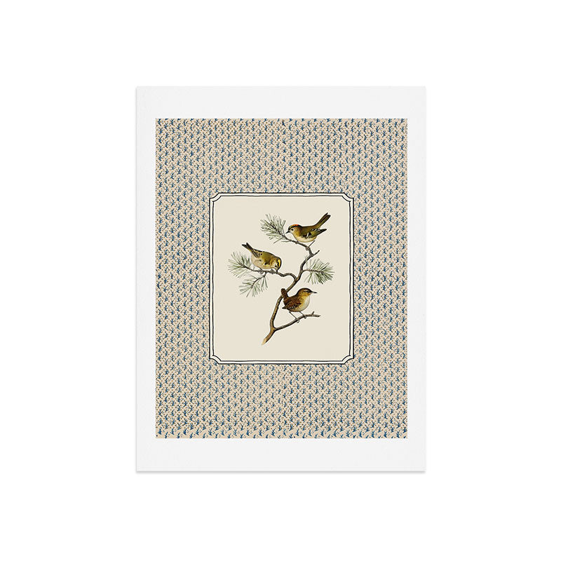 Three Wrens on a Branch Art Print Gallery Image 7