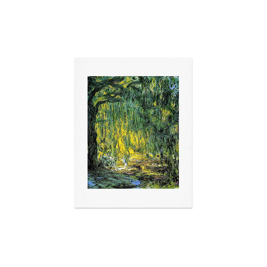 Weeping Willow by Claude Monet Art Print Gallery Image 2