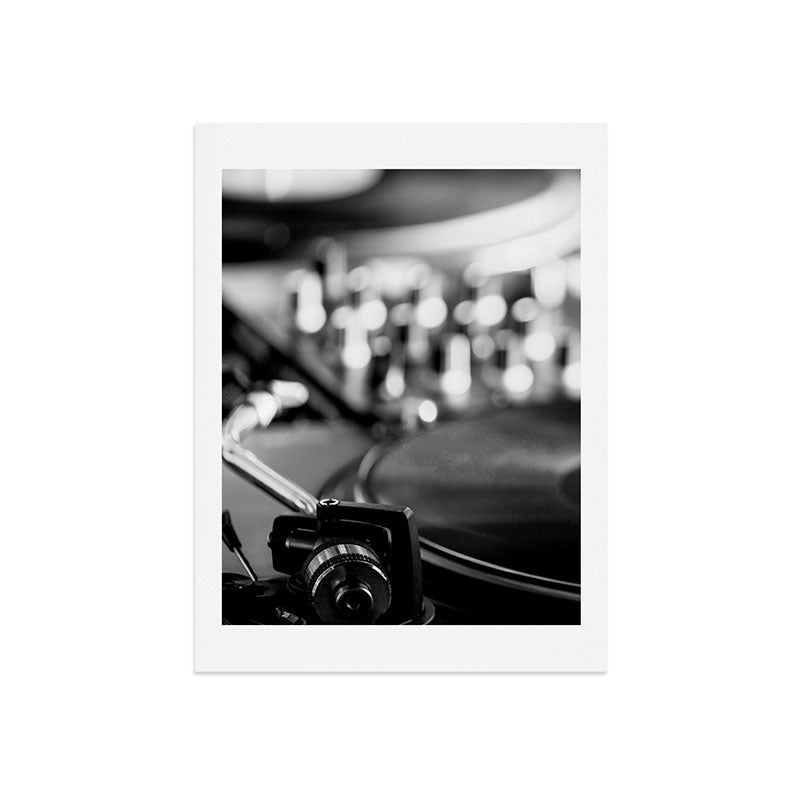 dj turntable record music aesthetic close up elegant mood art photography Art Print Gallery Image 9
