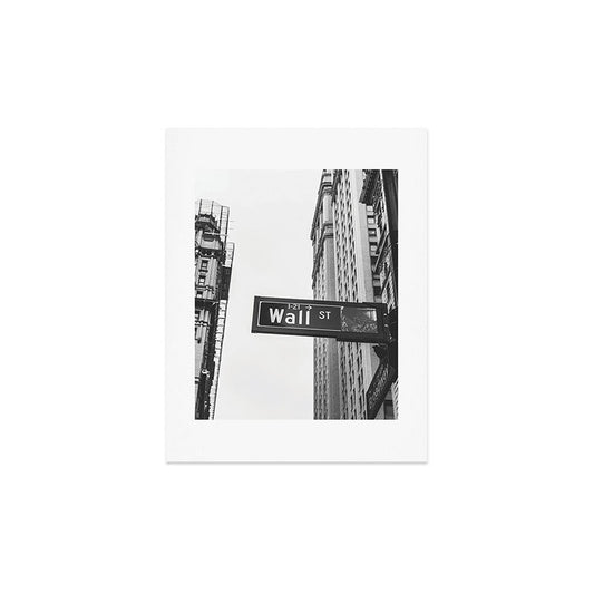 Wall street bw Art Print Gallery Image 2