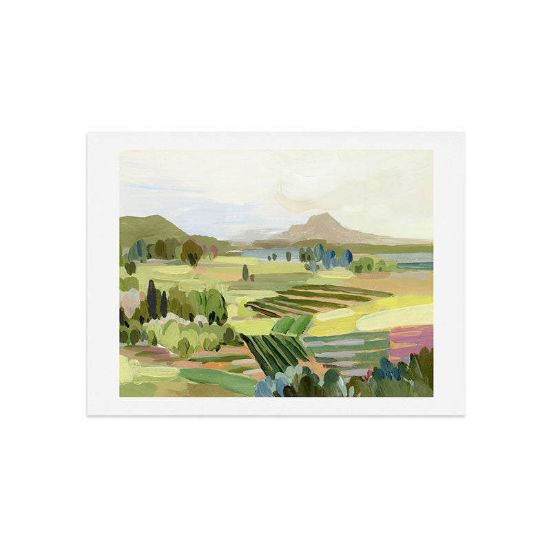 Sunny Italian Fields Art Print Gallery Image 7