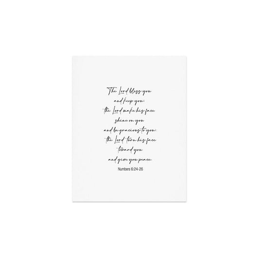 The Lord Bless You - Numbers 6:24-26 Art Print Gallery Image 2