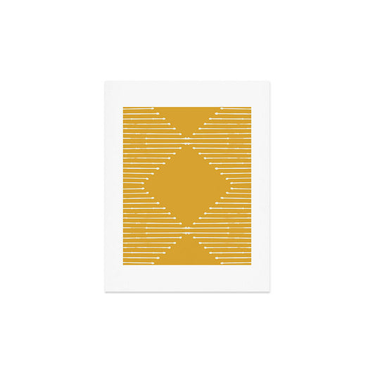 Geo (Yellow) Art Print Gallery Image 2