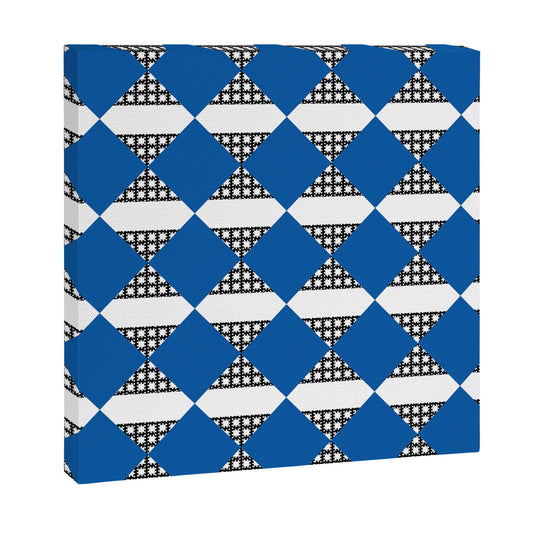 Modern boho (sapphire blue) Canvas Print Gallery Image 2