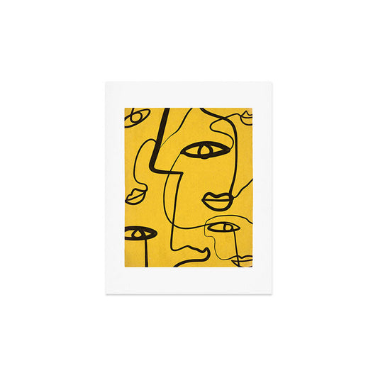 Abstract Faces 4 Art Print Gallery Image 2