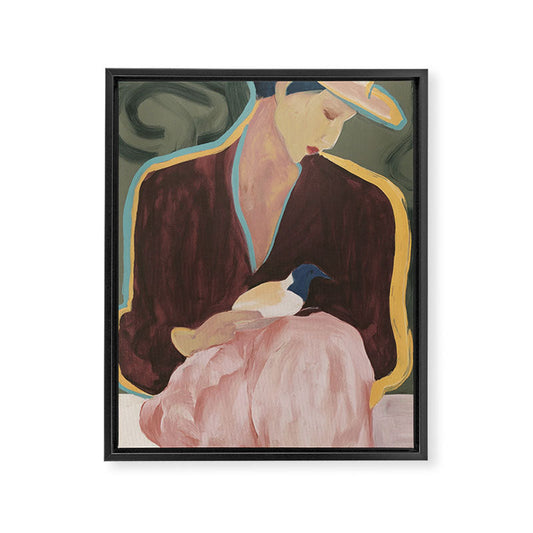 The Gentle Keeper Framed Canvas Print Gallery Image 2