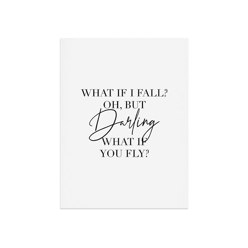 What If I Fall? Oh, but Darling, What If You Fly? Art Print Gallery Image 7