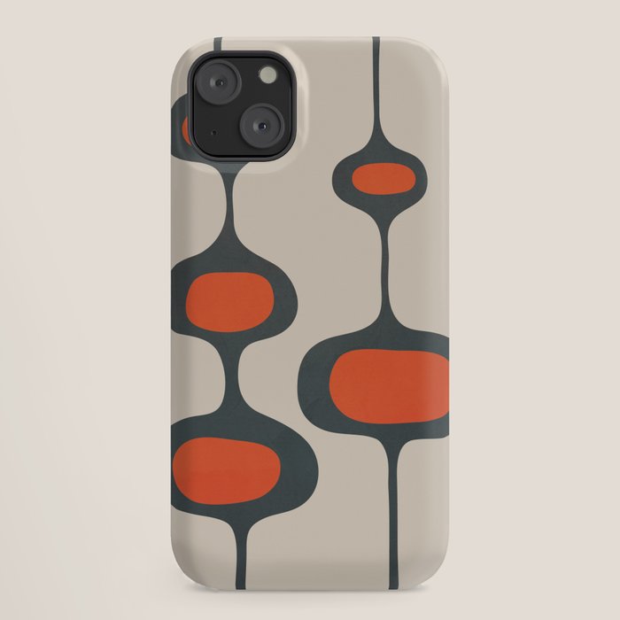 Mid-Century Modern Abstract Art 28 iPhone Case Gallery Image 18