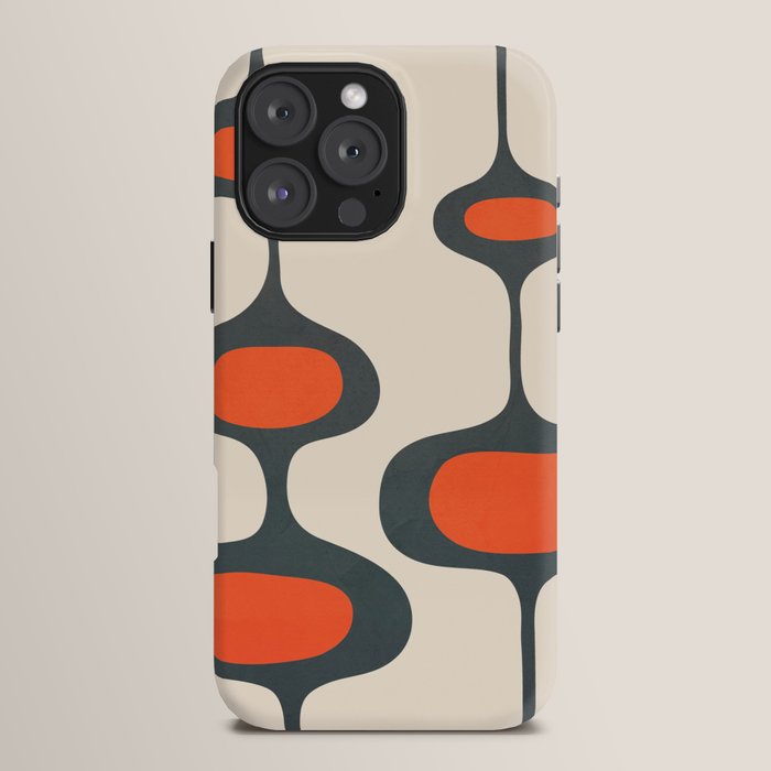 Mid-Century Modern Abstract Art 28 iPhone Case Gallery Image 16