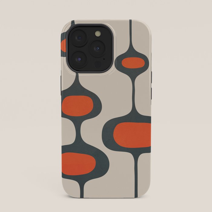 Mid-Century Modern Abstract Art 28 iPhone Case Gallery Image 35