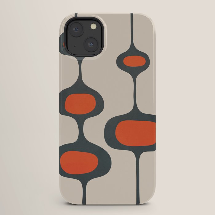 Mid-Century Modern Abstract Art 28 iPhone Case Gallery Image 26