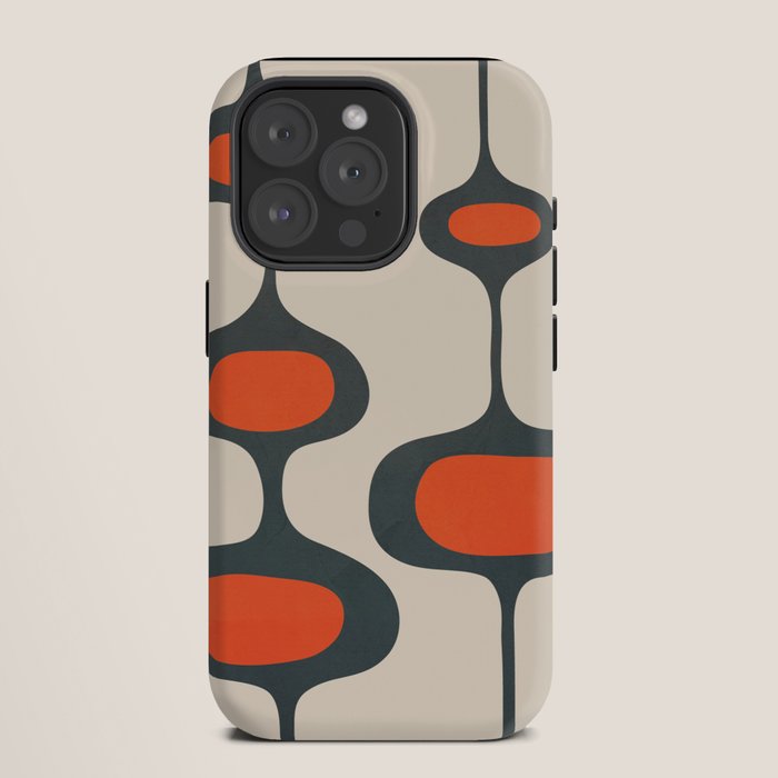 Mid-Century Modern Abstract Art 28 iPhone Case Gallery Image 11