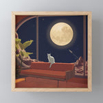 Kitty With a View Mini Art Print Gallery Image 1