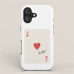Ace of Hearts - Lucky Red iPhone Case Gallery Image 1