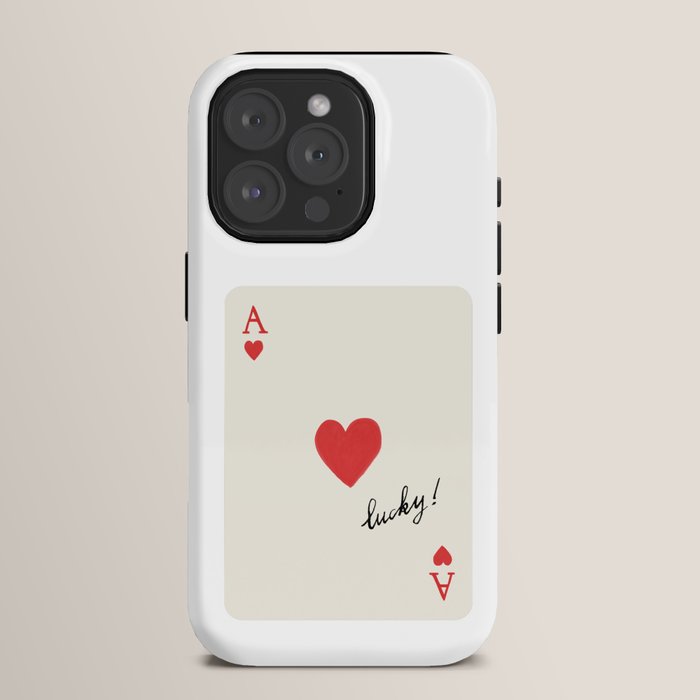 Ace of Hearts - Lucky Red iPhone Case Gallery Image 15