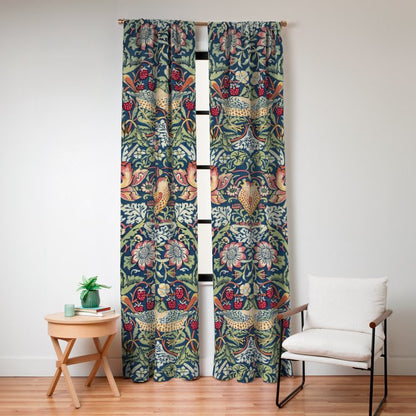 Strawberry Thief by William Morris Window Curtain Gallery Image 8