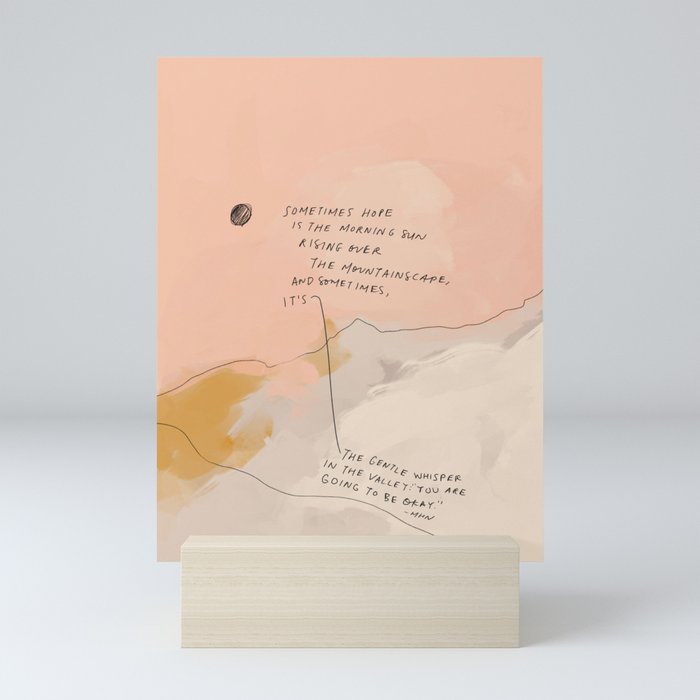 Sometimes Hope is Mini Art Print Gallery Image 5