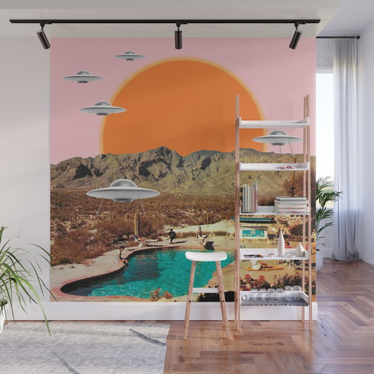 They've arrived! (UFO) Wall Mural Gallery Image 1