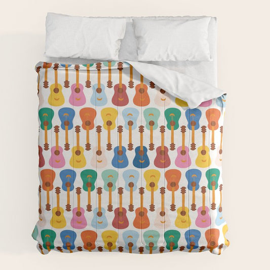 Colorful Guitars Comforter Gallery Image 2