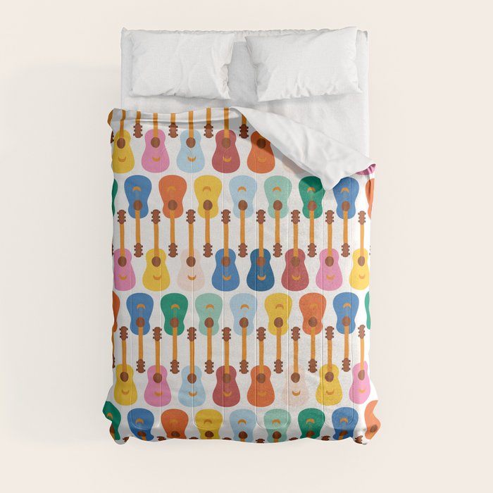 Colorful Guitars Comforter Gallery Image 8