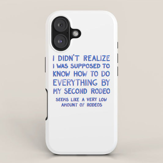 This Is My Second Rodeo iPhone Case Gallery Image 1