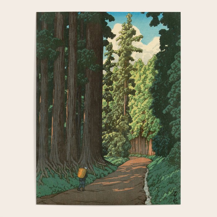 Kawase Hasui: "Road to Nikko" Poster Gallery Image 2