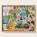Karen Fields Tiger in the City Serving Tray Gallery Image 1