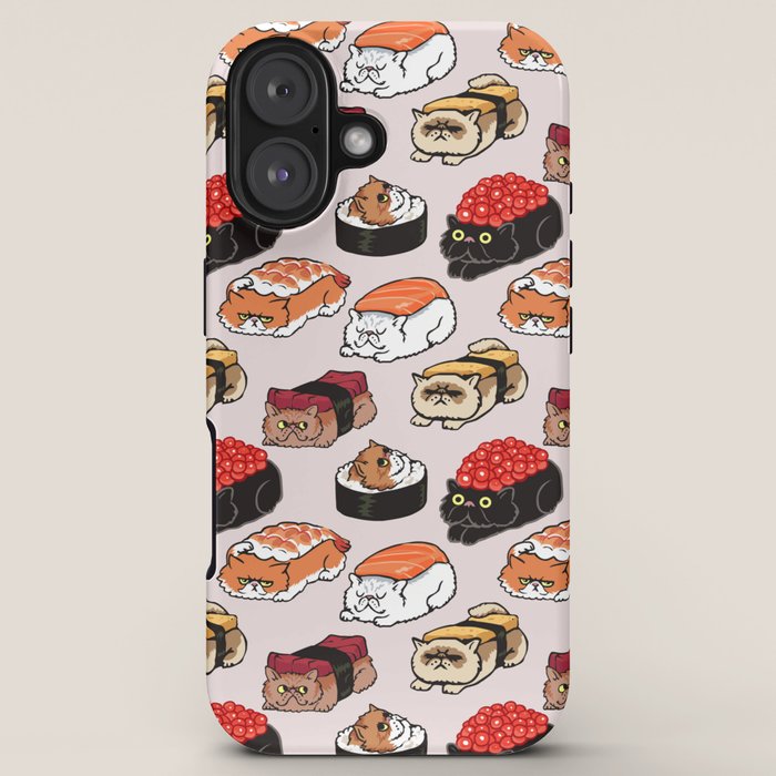 Sushi Persian Cat iPhone Case Gallery Image 5