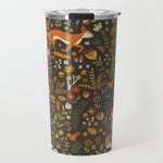 Fox in an Autumn Garden Travel Mug Gallery Image 1