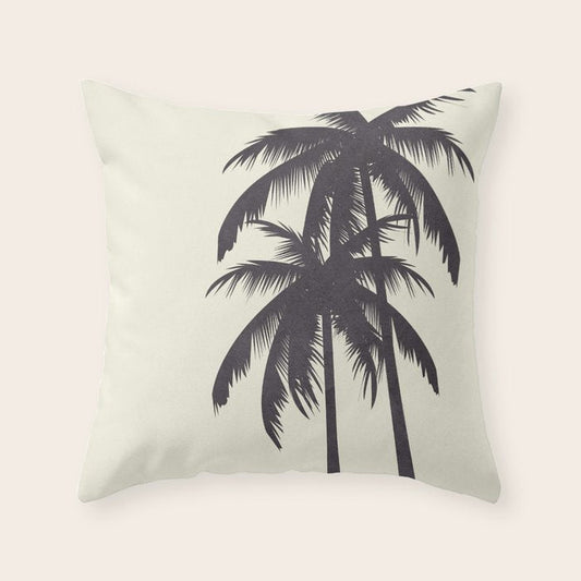Palm Trees No 2 Throw Pillow Gallery Image 2