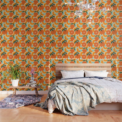 Orange Harvest - Blue Wallpaper Gallery Image 3