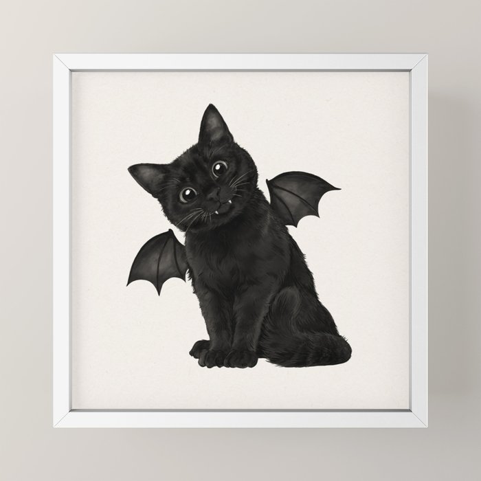 The Dreaded Vampurrr Mini Art Print Gallery Image 4