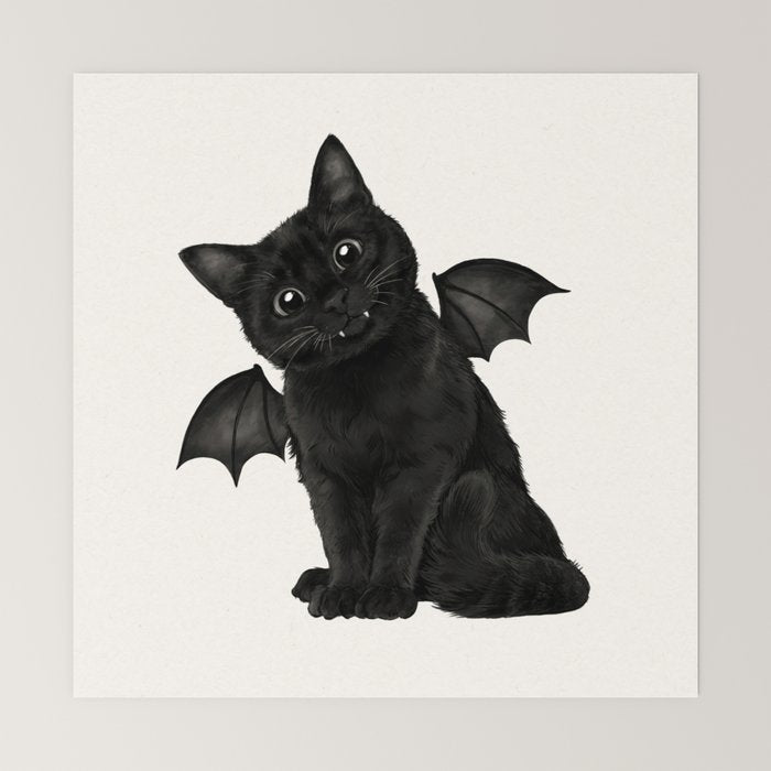 The Dreaded Vampurrr Mini Art Print Gallery Image 6