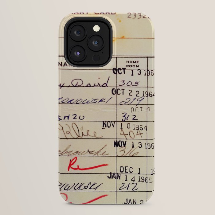 Library Card 23322 iPhone Case Gallery Image 32