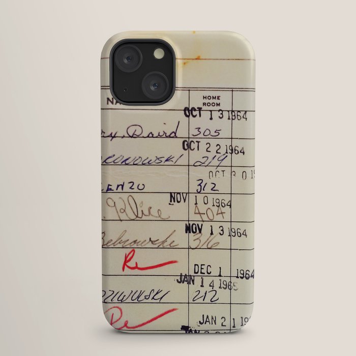 Library Card 23322 iPhone Case Gallery Image 17