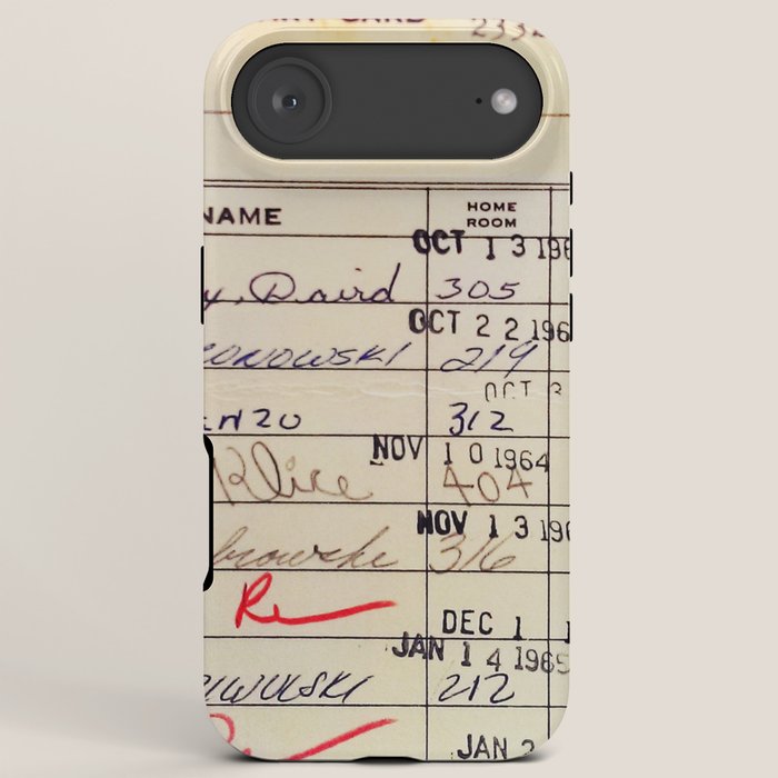 Library Card 23322 iPhone Case Gallery Image 6