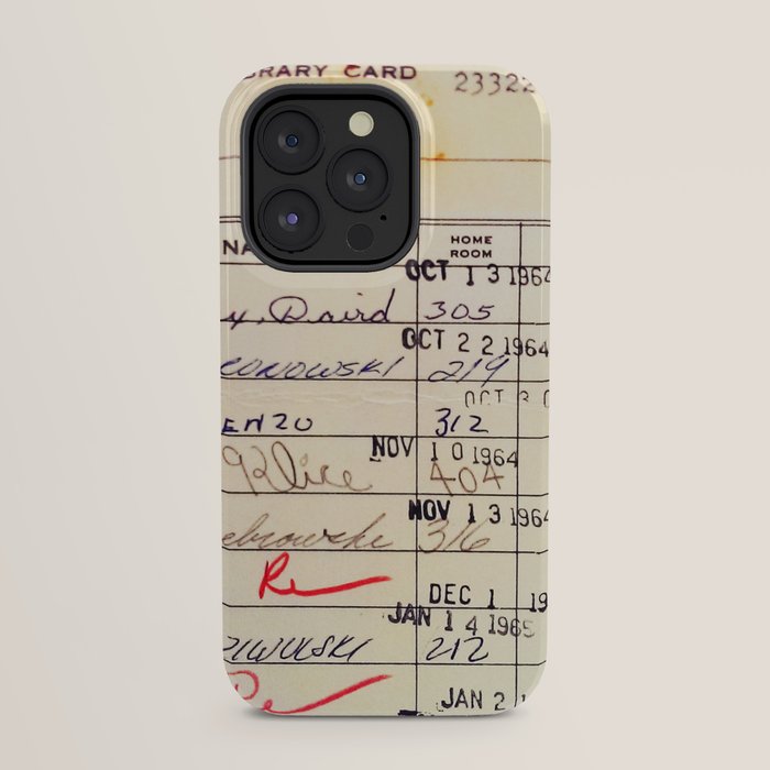 Library Card 23322 iPhone Case Gallery Image 31