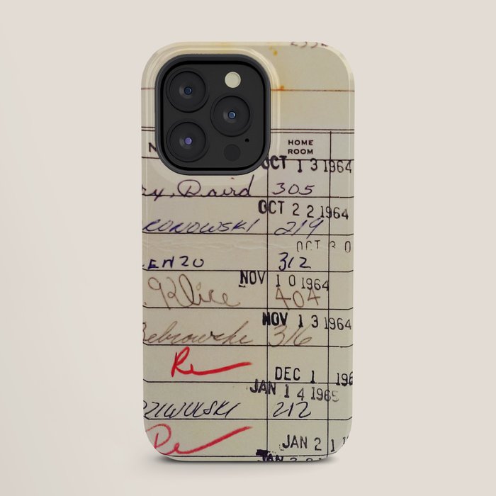 Library Card 23322 iPhone Case Gallery Image 27