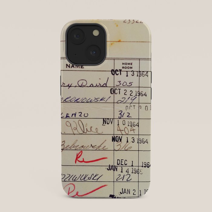 Library Card 23322 iPhone Case Gallery Image 33