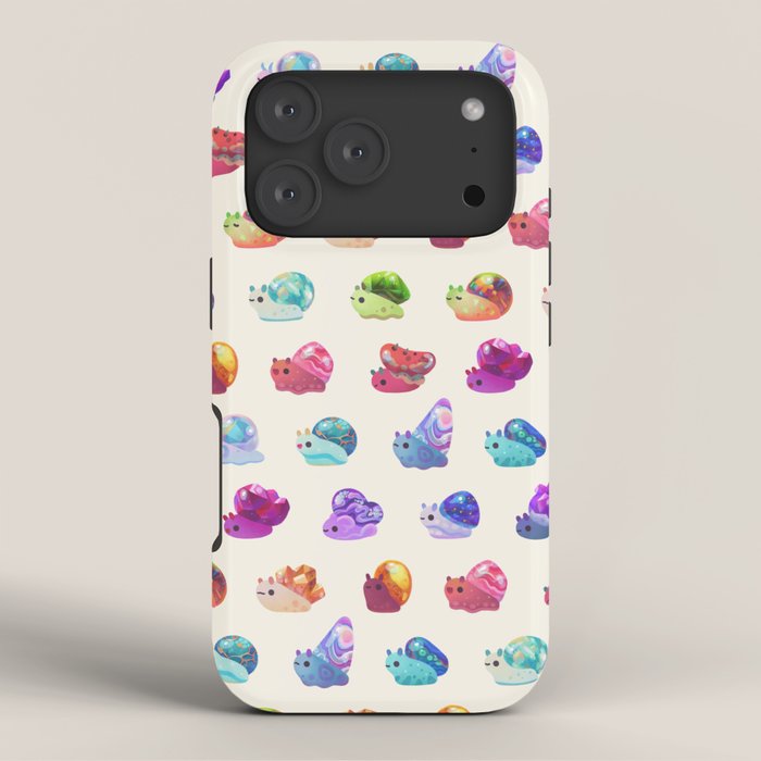Jewel Snail - pastel iPhone Case Gallery Image 3