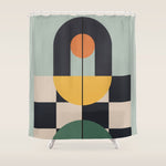 Geometric Abstraction 73 Shower Curtain Gallery Image 1