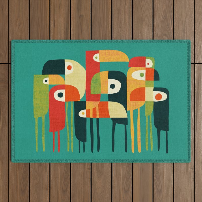 Toucan Outdoor Rug Gallery Image 1
